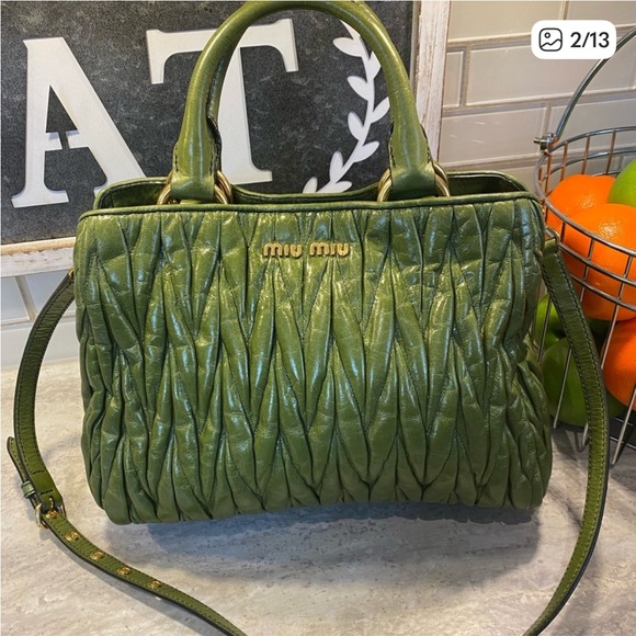 Authentic Miu Miu Matelasse by Prada - Picture 3 of 13